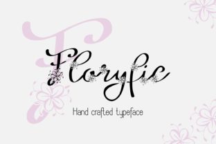 Floryfic: A Floral Script Font for Editorial Design