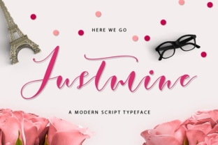 Justmine: A Feminine Handwritten Font for Real Business Branding