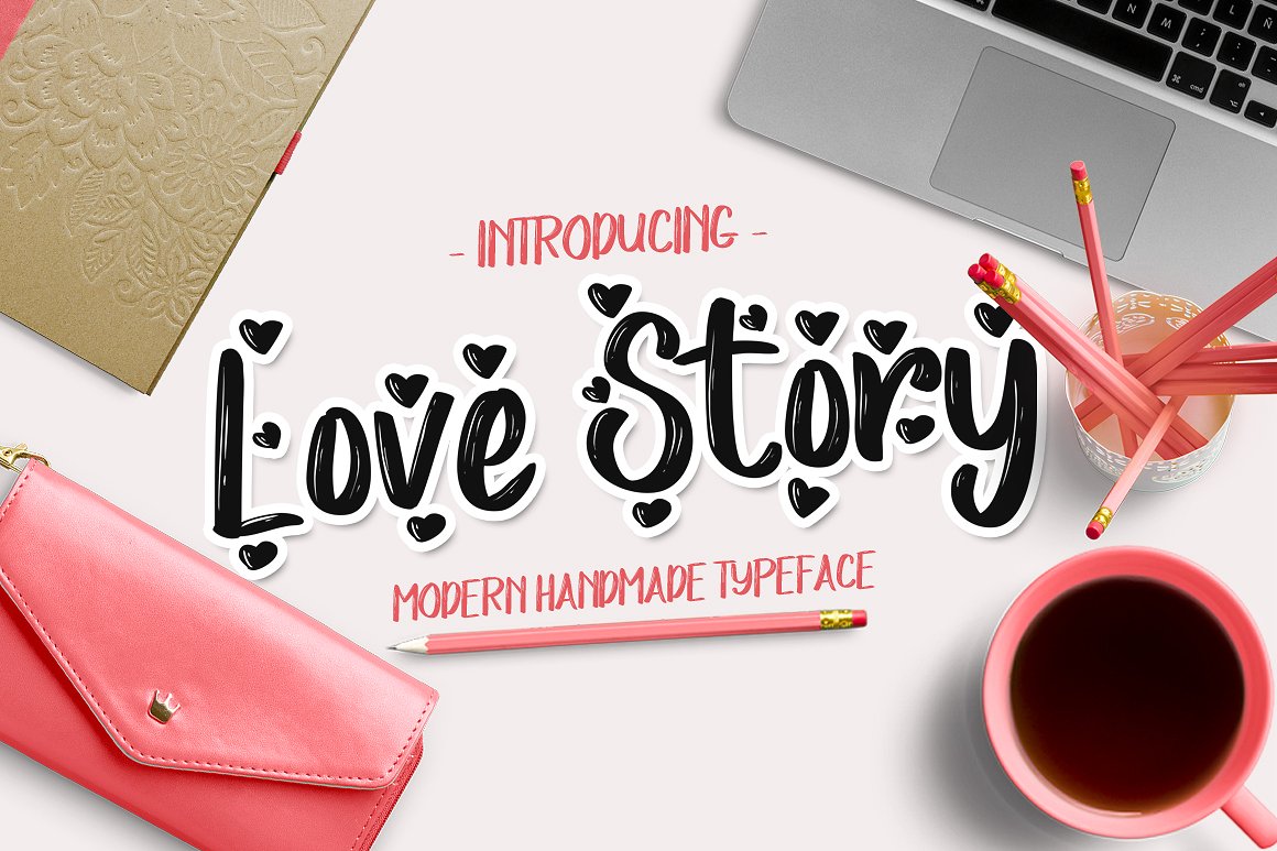 Love Story Font: A Warm, Handmade Touch for Your Brand