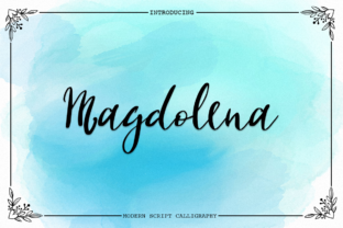 Magdolena: A Handwritten Typeface That Feels Like a Quiet Conversation