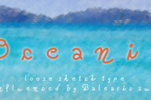 Oceania Font: A Sunny, Handwritten Typeface for Small Business Branding