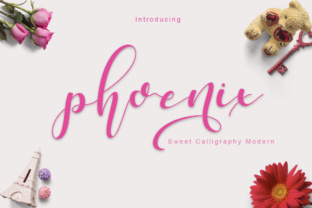 Phoenix: A Sweet, Polished Script Font for Small Business Branding