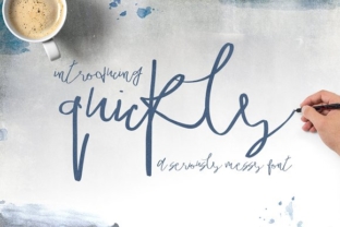 Quickly: A Handcrafted Script Font That Makes Your Campaigns Instantly Clear