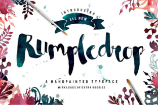Rumpledrop: A Handcrafted Script Font That Feels Like a Signature