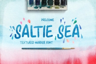 Saltie Sea: A Handcrafted Script Font for Editorial Design