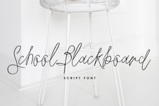 School Blackboard Font: A Warm, Handcrafted Touch for Your Brand