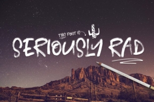 Seriously Rad: A Handcrafted Script Font That Feels Like a Secret Weapon
