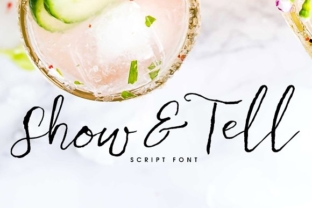 Show Tell: A Thoughtful Script Font for Editorial Moments