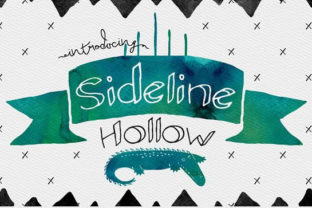 Sideline Hollow: A Script Amp Font That Commands Attention
