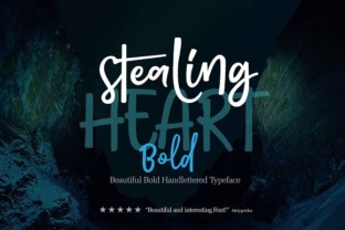 Stealing Heart Bold: A Modern Script Typeface for Scroll-Stopping Campaigns