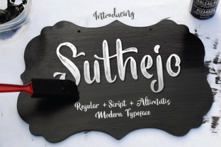 Suthejo: A Premium Script Font for Small Business Branding
