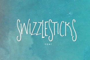 Swizzlesticks: A Handcrafted Script Font That Elevates Your Brand