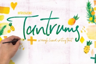 Tantrums: A Handcrafted Script Font That Feels Human