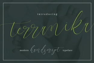 Terranika: A Modern Handwritten Font for Campaign Headlines