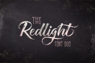 The Redlight: A Script Font Duo That Feels Like a Design Win
