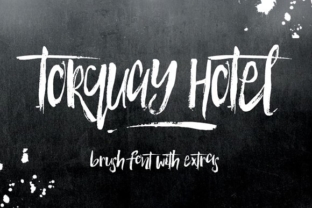 Torquay Hotel: A Handcrafted Script Font That Feels Like Home