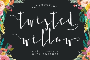 Twisted Willow: A Handcrafted Script Font That Elevates Your Brand