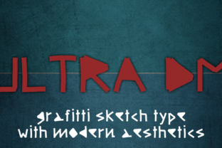 Ultra DM Font: A Vintage Graffiti Typeface for Digital Branding