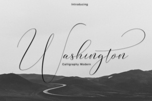 Washington: A Delicate Script Typeface for Thoughtful Editorial Design