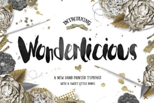Wonderlicious: A Handcrafted Script Font for Digital Branding