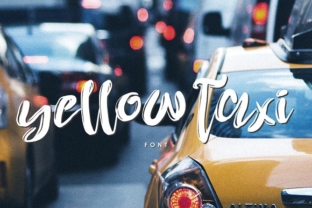 Yellow Taxi: A Script Font That Drives Message Clarity