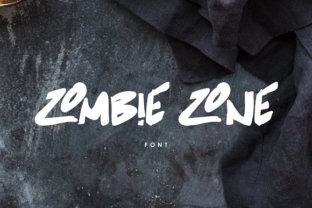 Zombie Zone: A Handcrafted Script Font That Grabs Attention